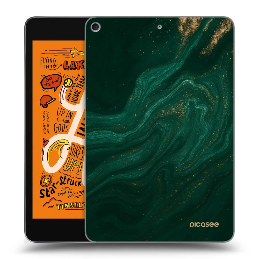 Picasee átlátszó szilikon tok az alábbi táblagépre Apple iPad mini 2019 (5. gen) - Green