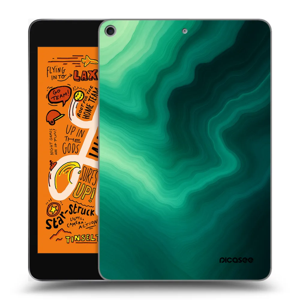 Picasee átlátszó szilikon tok az alábbi táblagépre Apple iPad mini 2019 (5. gen) - Malachite