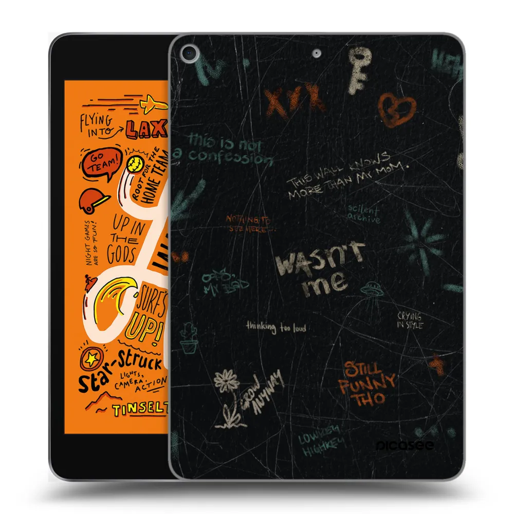 Picasee átlátszó szilikon tok az alábbi táblagépre Apple iPad mini 2019 (5. gen) - CONFESSION
