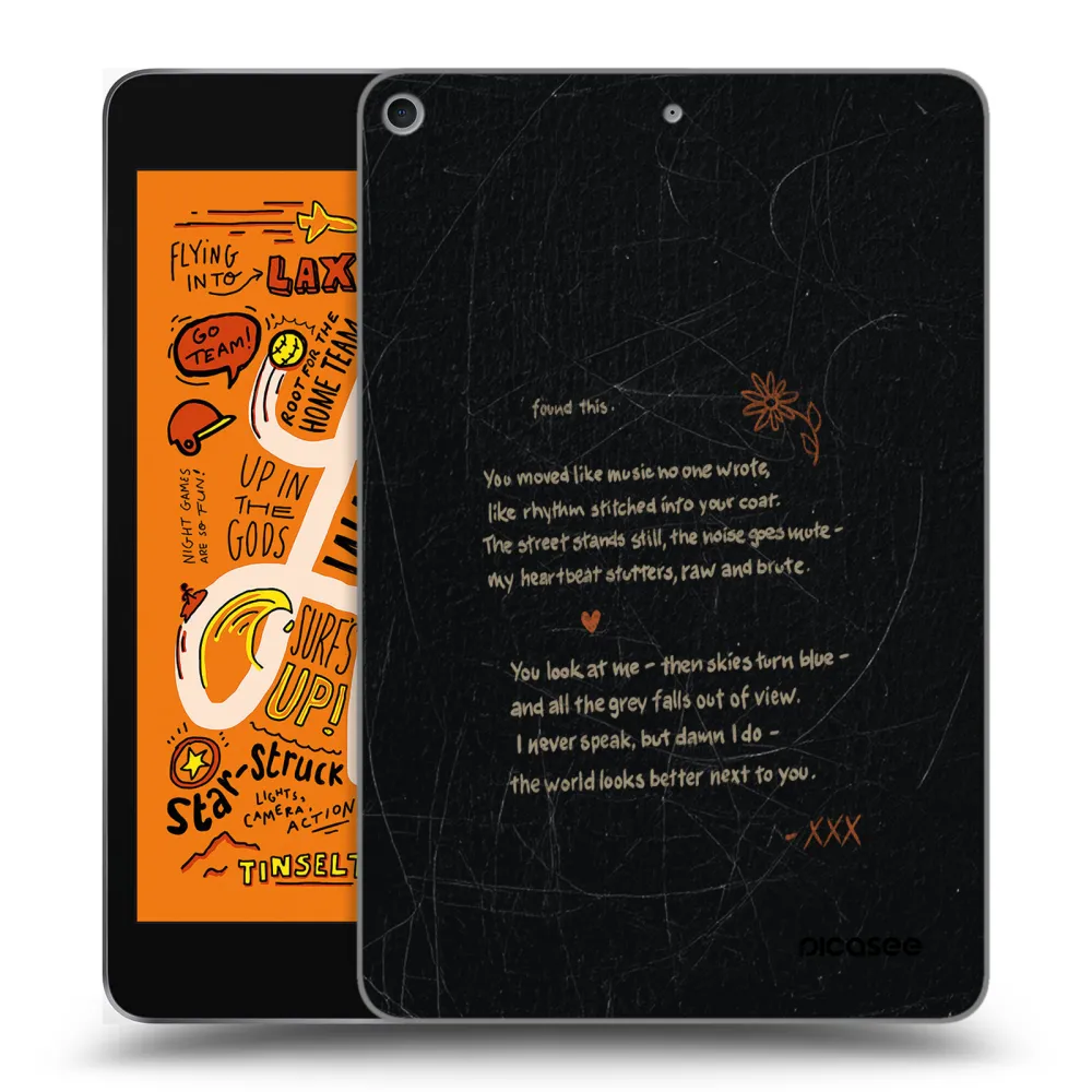 Picasee átlátszó szilikon tok az alábbi táblagépre Apple iPad mini 2019 (5. gen) - POET