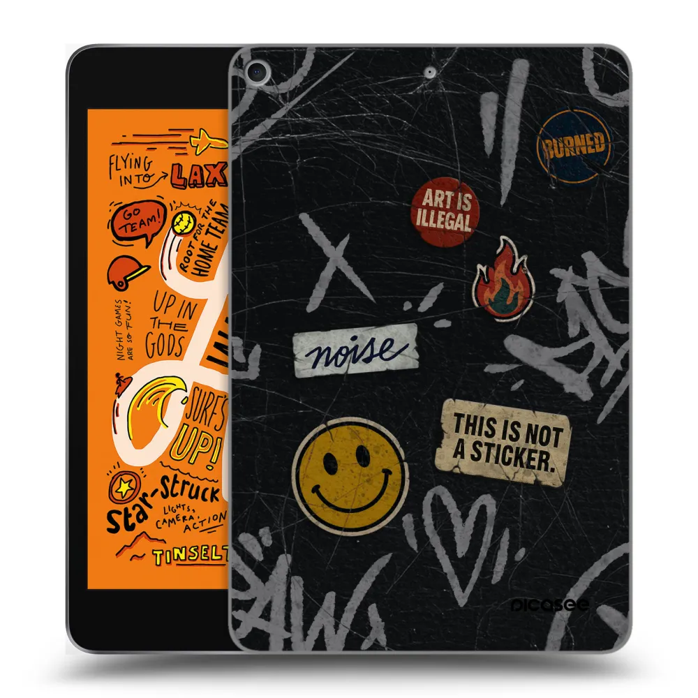 Picasee átlátszó szilikon tok az alábbi táblagépre Apple iPad mini 2019 (5. gen) - STICKERS x TAGS