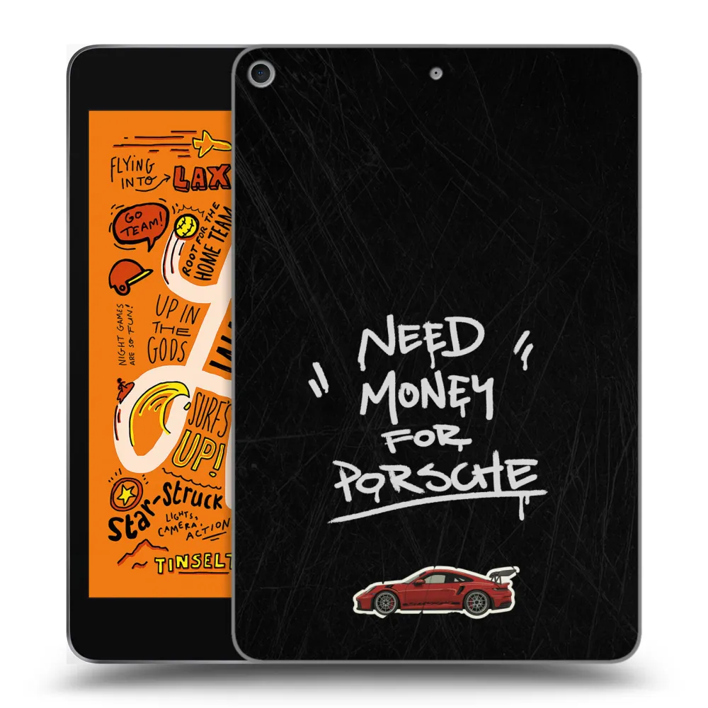 Picasee átlátszó szilikon tok az alábbi táblagépre Apple iPad mini 2019 (5. gen) - Dark Racer