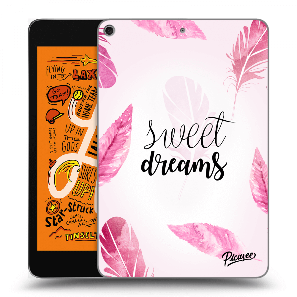 Picasee fekete szilikon tok az alábbi táblagépre Apple iPad mini 2019 (5. gen) - Sweet dreams