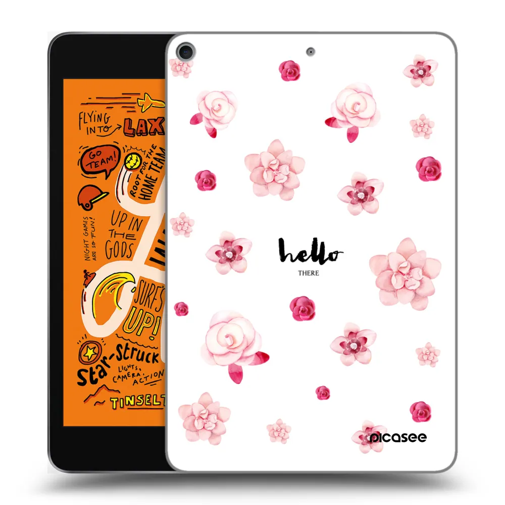 Picasee átlátszó szilikon tok az alábbi táblagépre Apple iPad mini 2019 (5. gen) - Hello there