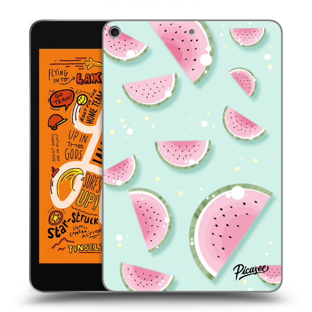 Picasee fekete szilikon tok az alábbi táblagépre Apple iPad mini 2019 (5. gen) - Watermelon 2