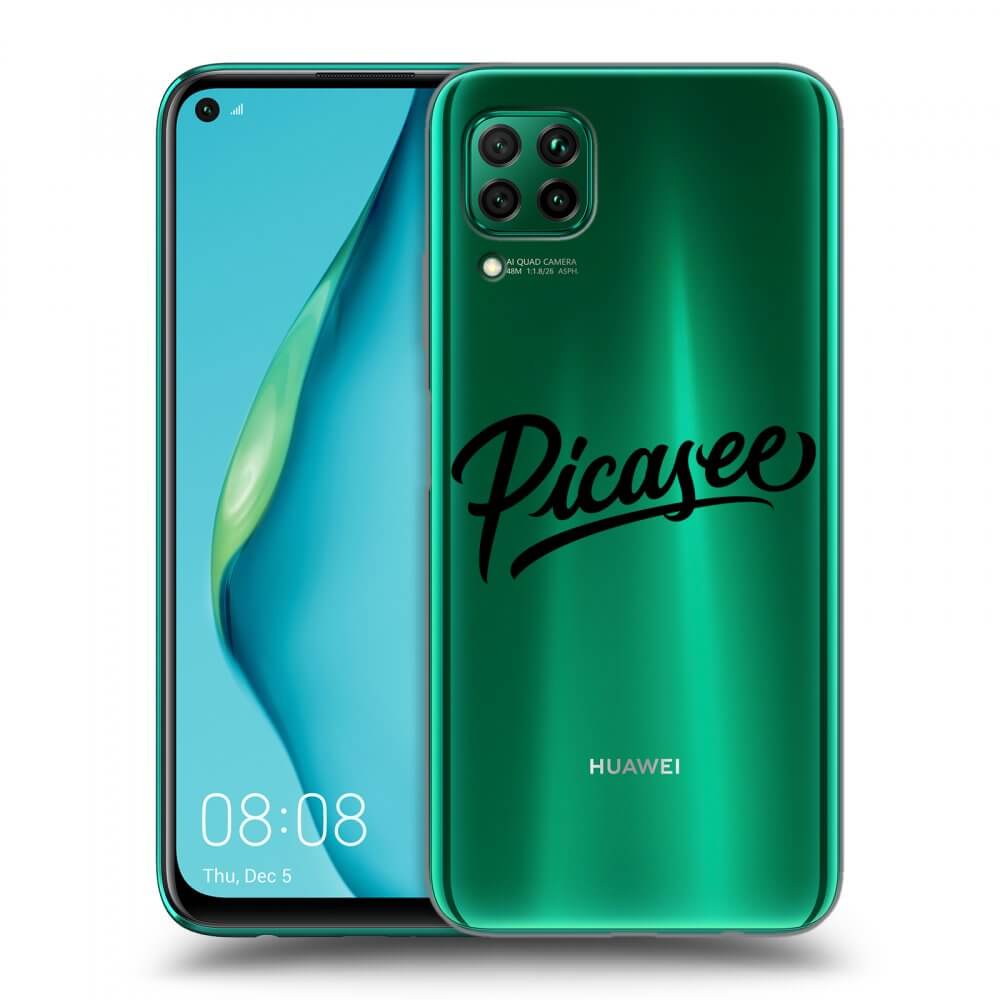 Picasee átlátszó szilikon tok az alábbi mobiltelefonokra Huawei P40 Lite - Picasee - black