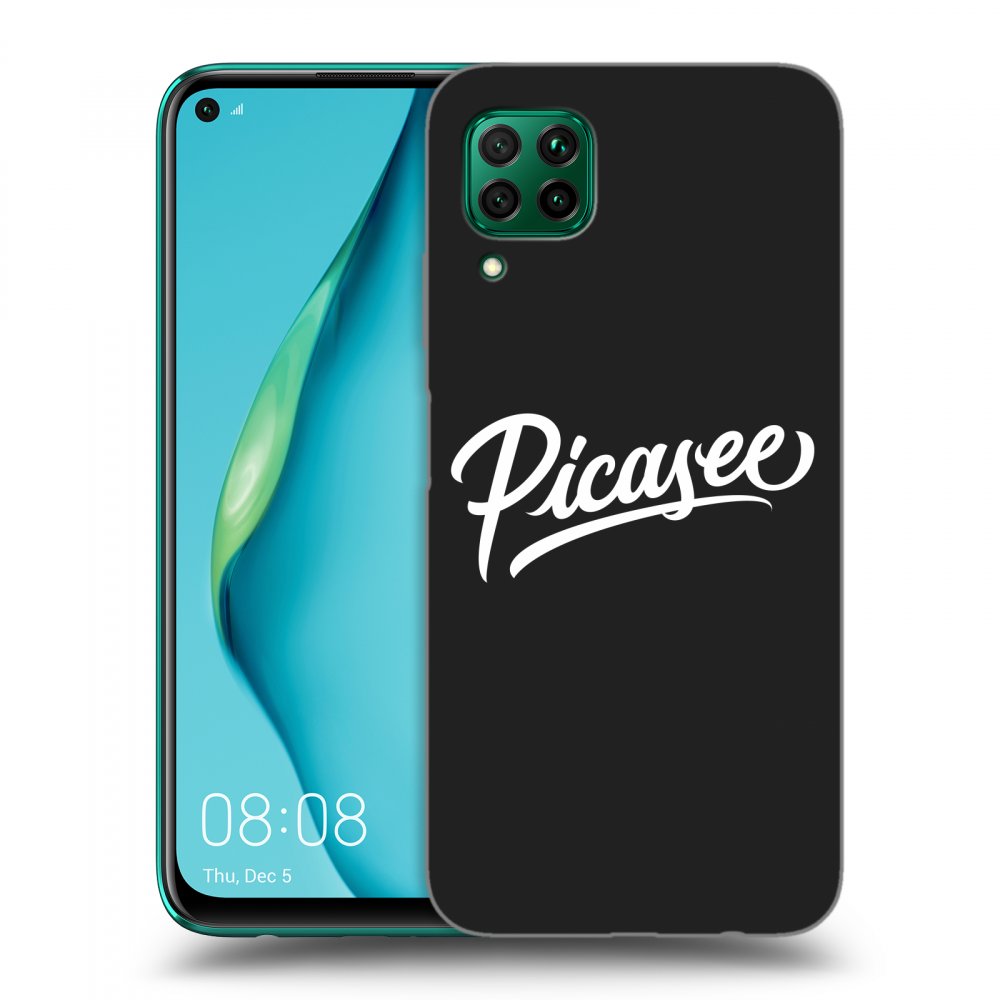 Picasee fekete szilikon tok az alábbi mobiltelefonokra Huawei P40 Lite - Picasee - White