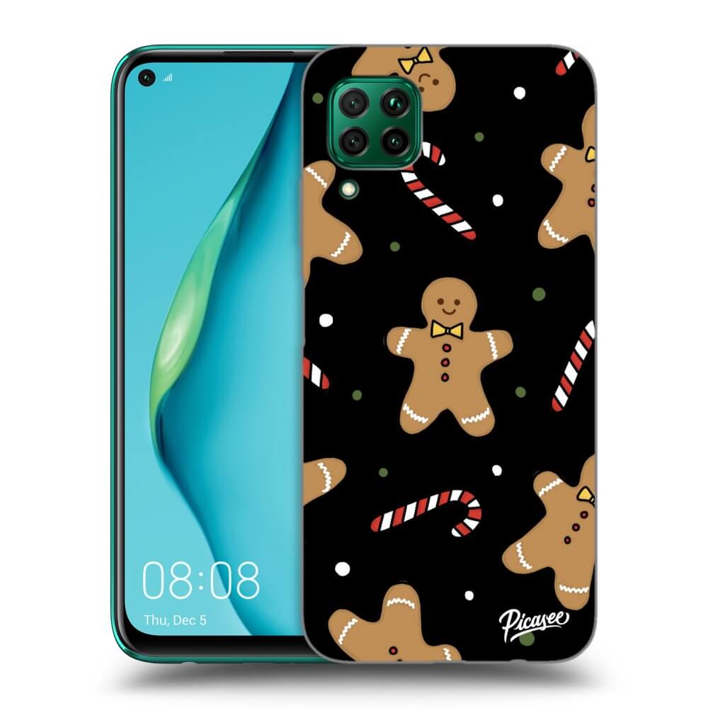 Picasee fekete szilikon tok az alábbi mobiltelefonokra Huawei P40 Lite - Gingerbread