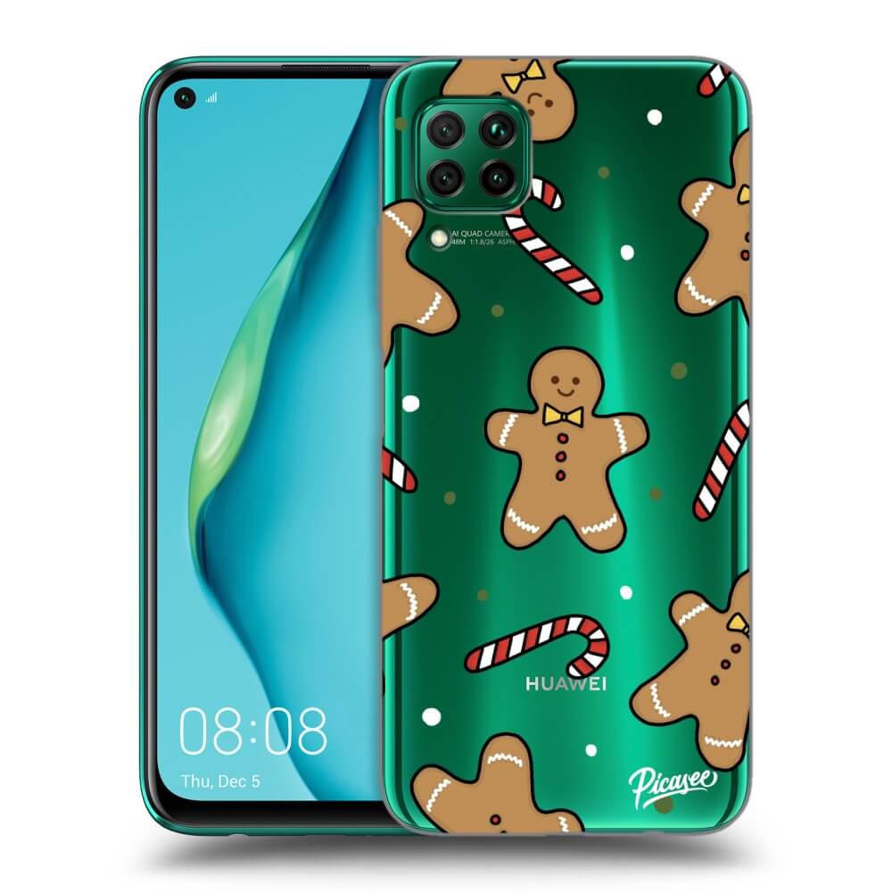 Picasee átlátszó szilikon tok az alábbi mobiltelefonokra Huawei P40 Lite - Gingerbread
