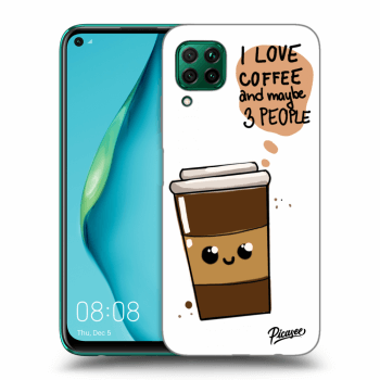 Szilikon tok erre a típusra Huawei P40 Lite - Cute coffee