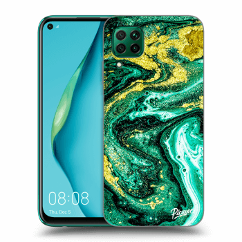 Szilikon tok erre a típusra Huawei P40 Lite - Green Gold