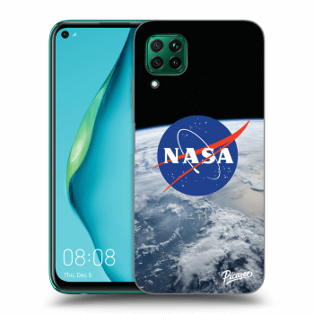 Picasee fekete szilikon tok az alábbi mobiltelefonokra Huawei P40 Lite - Nasa Earth