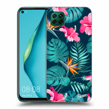 Szilikon tok erre a típusra Huawei P40 Lite - Pink Monstera