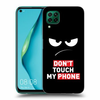 Szilikon tok erre a típusra Huawei P40 Lite - Angry Eyes - Transparent