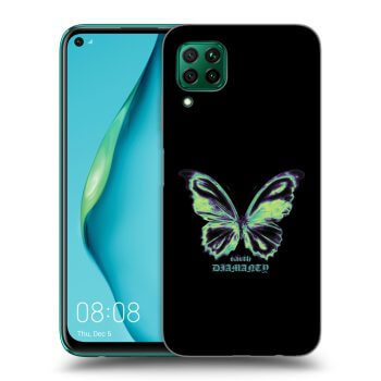 Picasee fekete szilikon tok az alábbi mobiltelefonokra Huawei P40 Lite - Diamanty Blue