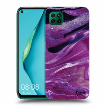 Szilikon tok erre a típusra Huawei P40 Lite - Purple glitter