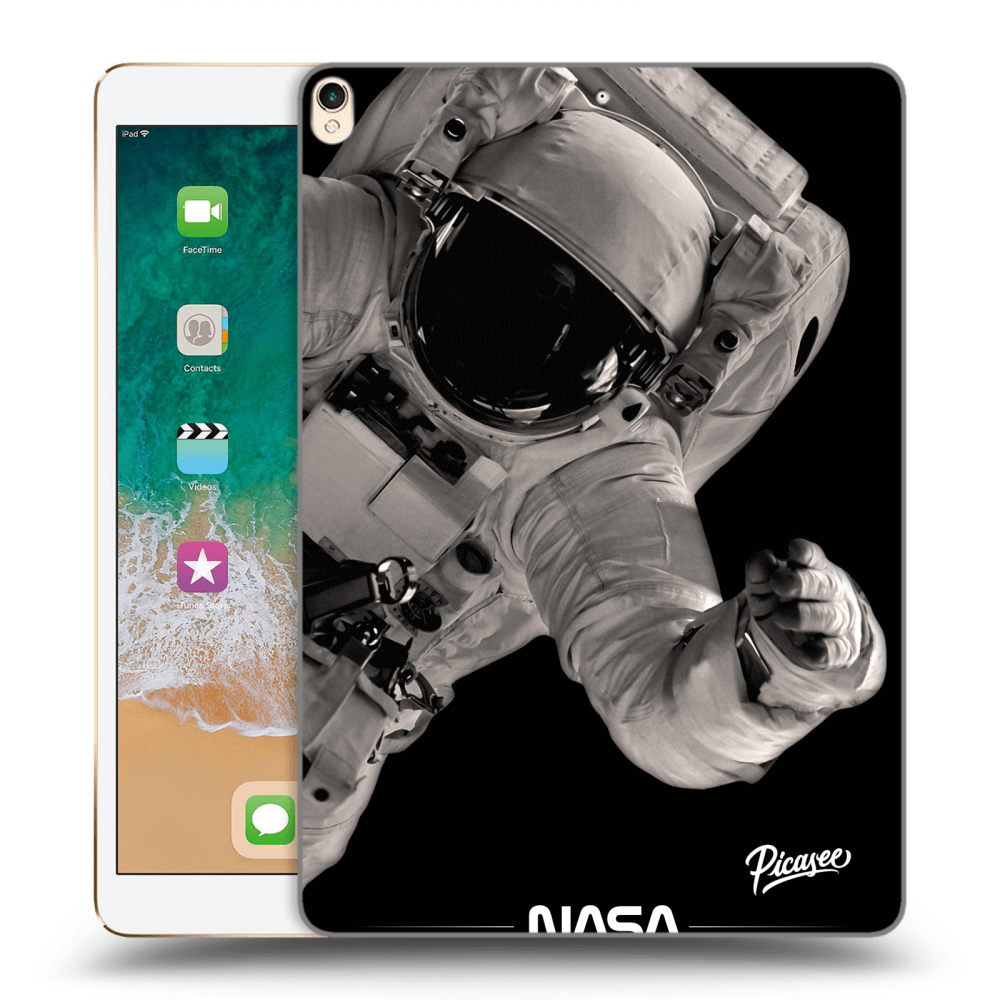 Picasee fekete szilikon tok az alábbi táblagépre Apple iPad Pro 10.5" 2017 (2. gen) - Astronaut Big