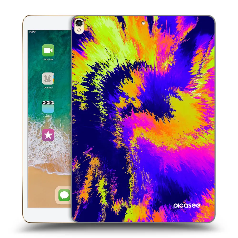Picasee átlátszó szilikon tok az alábbi táblagépre Apple iPad Pro 10.5" 2017 (2. gen) - Burn