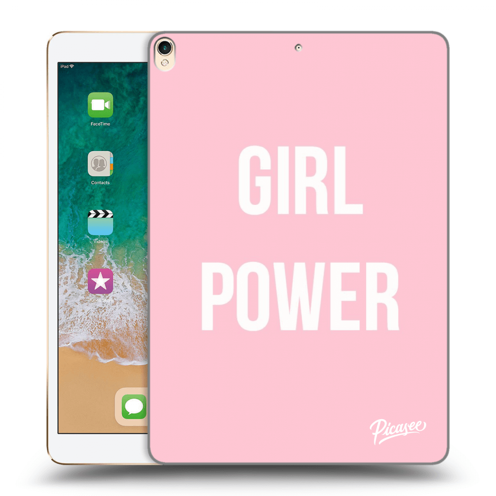 Picasee átlátszó szilikon tok az alábbi táblagépre Apple iPad Pro 10.5" 2017 (2. gen) - Girl power