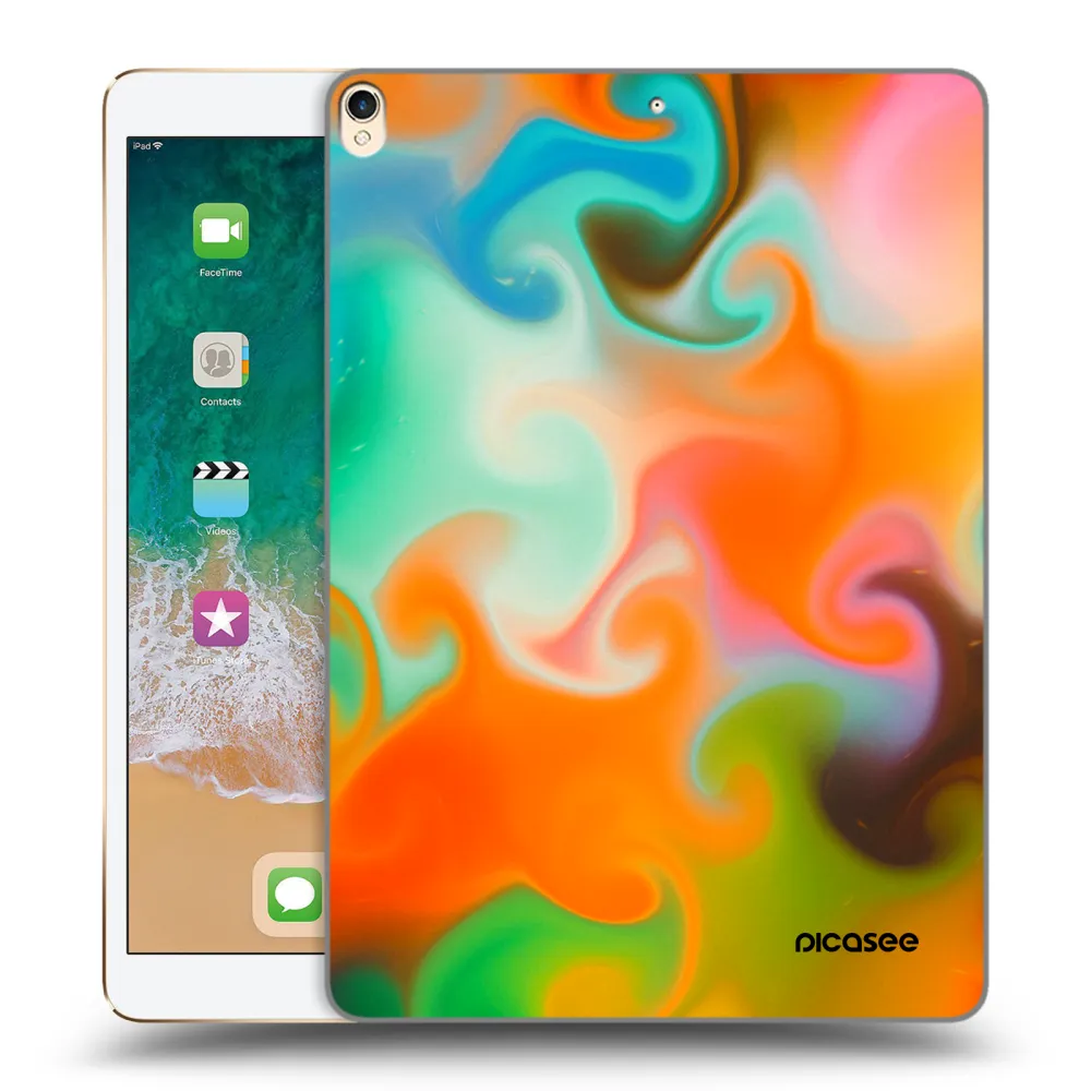 Picasee átlátszó szilikon tok az alábbi táblagépre Apple iPad Pro 10.5" 2017 (2. gen) - Juice