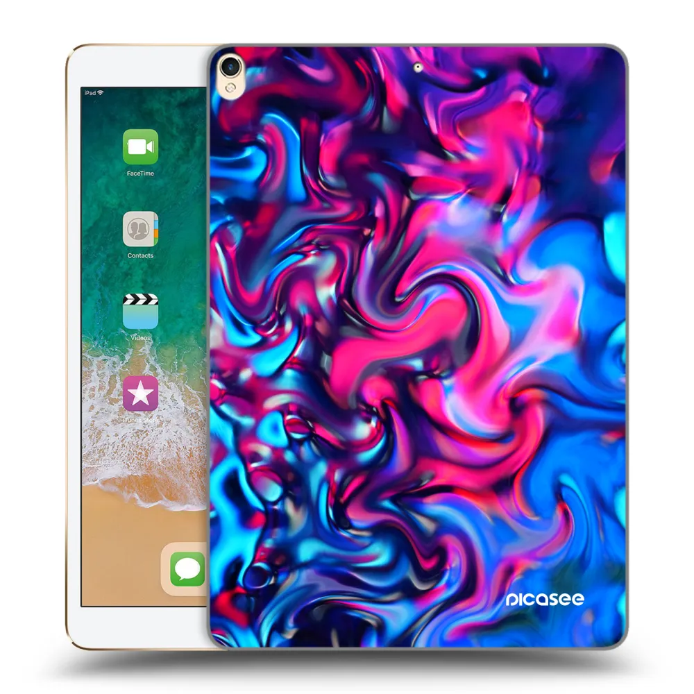 Picasee átlátszó szilikon tok az alábbi táblagépre Apple iPad Pro 10.5" 2017 (2. gen) - Redlight