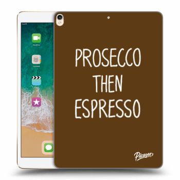 Picasee átlátszó szilikon tok az alábbi táblagépre Apple iPad Pro 10.5" 2017 (2. gen) - Prosecco then espresso