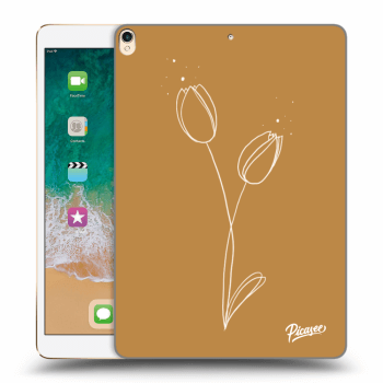 Picasee átlátszó szilikon tok az alábbi táblagépre Apple iPad Pro 10.5" 2017 (2. gen) - Tulips