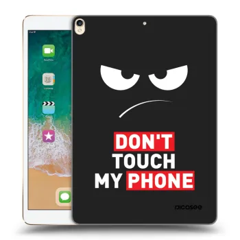 Picasee fekete szilikon tok az alábbi táblagépre Apple iPad Pro 10.5" 2017 (2. gen) - Angry Eyes - Transparent