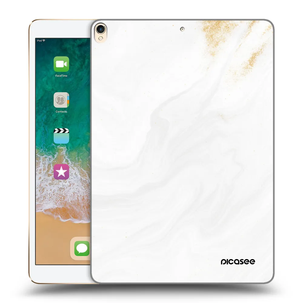 Picasee átlátszó szilikon tok az alábbi táblagépre Apple iPad Pro 10.5" 2017 (2. gen) - White