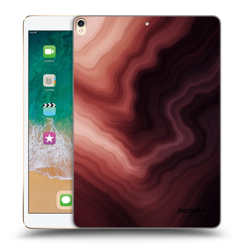 Picasee átlátszó szilikon tok az alábbi táblagépre Apple iPad Pro 10.5" 2017 (2. gen) - Rouge
