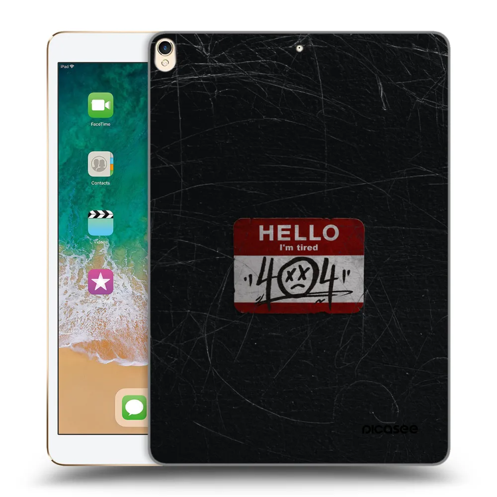 Picasee átlátszó szilikon tok az alábbi táblagépre Apple iPad Pro 10.5" 2017 (2. gen) - HELLO 404