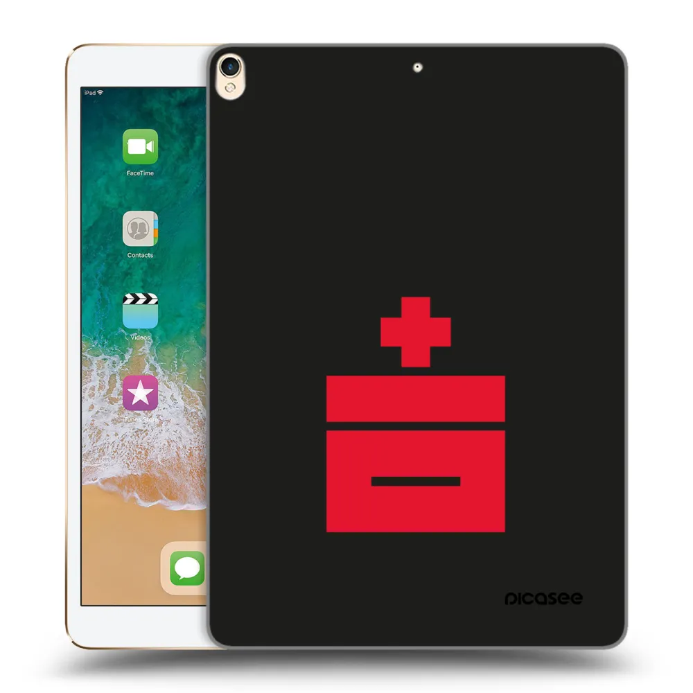 Picasee átlátszó szilikon tok az alábbi táblagépre Apple iPad Pro 10.5" 2017 (2. gen) - Le Plastenciaga