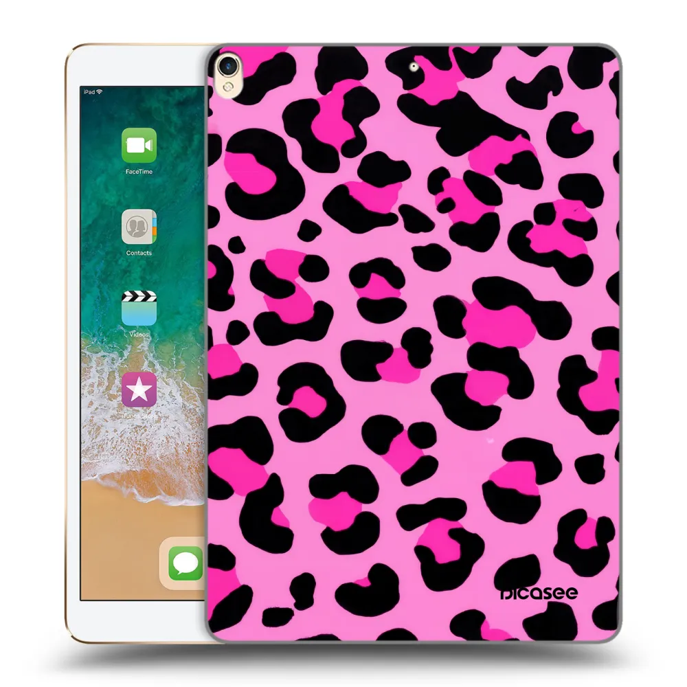 Picasee átlátszó szilikon tok az alábbi táblagépre Apple iPad Pro 10.5" 2017 (2. gen) - Pink Tiger