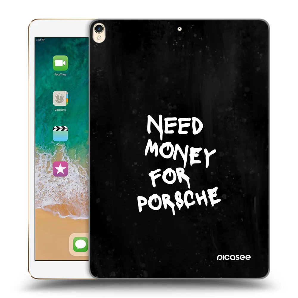 Picasee átlátszó szilikon tok az alábbi táblagépre Apple iPad Pro 10.5" 2017 (2. gen) - Black Dollar
