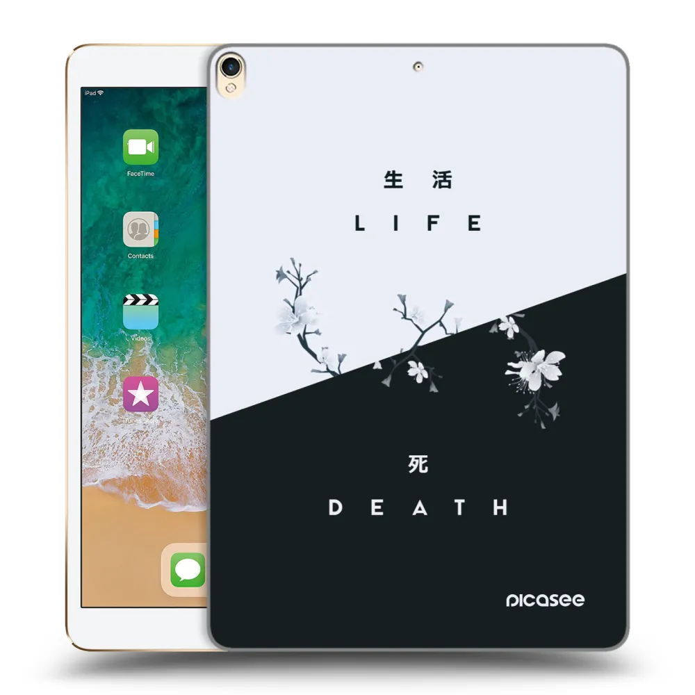 Picasee átlátszó szilikon tok az alábbi táblagépre Apple iPad Pro 10.5" 2017 (2. gen) - Life - Death