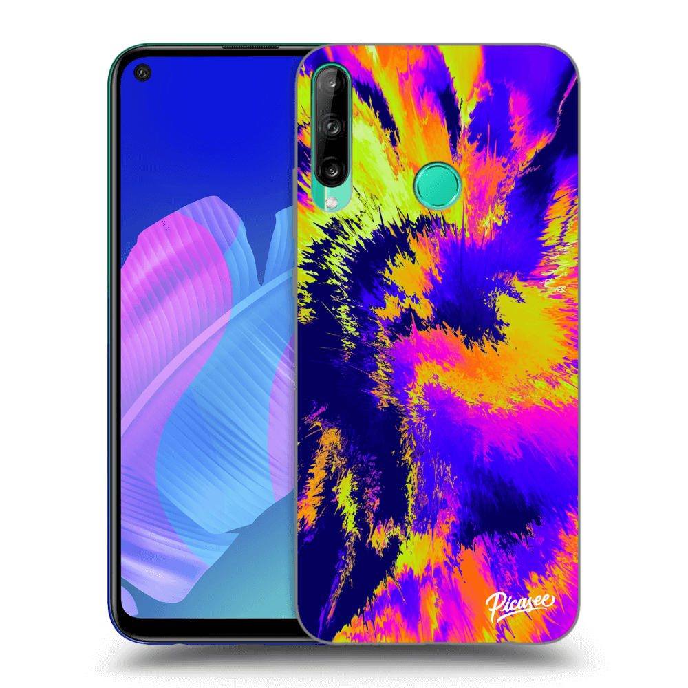 Picasee fekete szilikon tok az alábbi mobiltelefonokra Huawei P40 Lite E - Burn