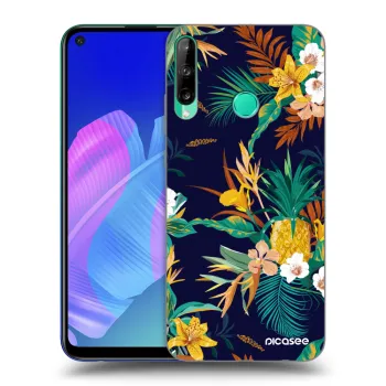 Picasee fekete szilikon tok az alábbi mobiltelefonokra Huawei P40 Lite E - Pineapple Color