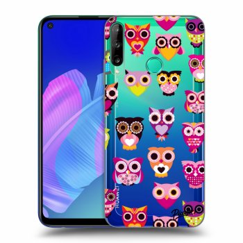 Picasee átlátszó szilikon tok az alábbi mobiltelefonokra Huawei P40 Lite E - Owls