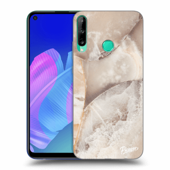 Picasee fekete szilikon tok az alábbi mobiltelefonokra Huawei P40 Lite E - Cream marble