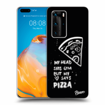 Picasee átlátszó szilikon tok az alábbi mobiltelefonokra Huawei P40 Pro - Pizza