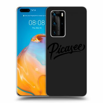 Picasee fekete szilikon tok az alábbi mobiltelefonokra Huawei P40 Pro - Picasee - black