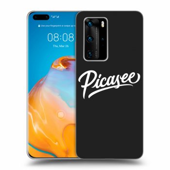 Picasee fekete szilikon tok az alábbi mobiltelefonokra Huawei P40 Pro - Picasee - White