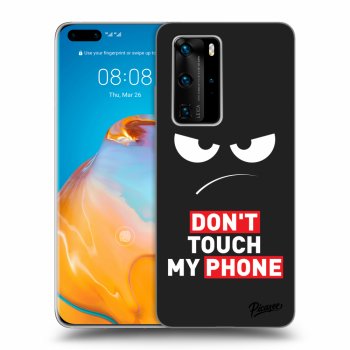 Tok az alábbi mobiltelefonokra Huawei P40 Pro - Angry Eyes - Transparent