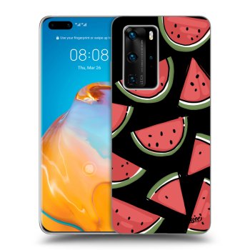 Picasee fekete szilikon tok az alábbi mobiltelefonokra Huawei P40 Pro - Melone