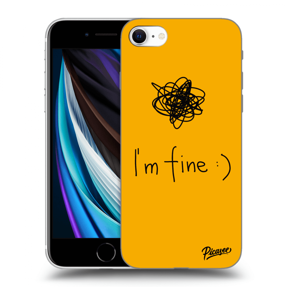 Picasee ULTIMATE CASE Apple iPhone SE 2020 - készülékre - I am fine