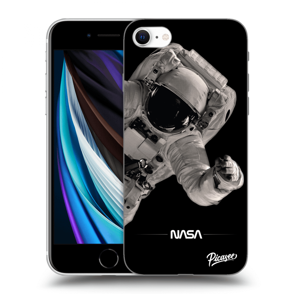 Picasee átlátszó szilikon tok az alábbi mobiltelefonokra Apple iPhone SE 2020 - Astronaut Big