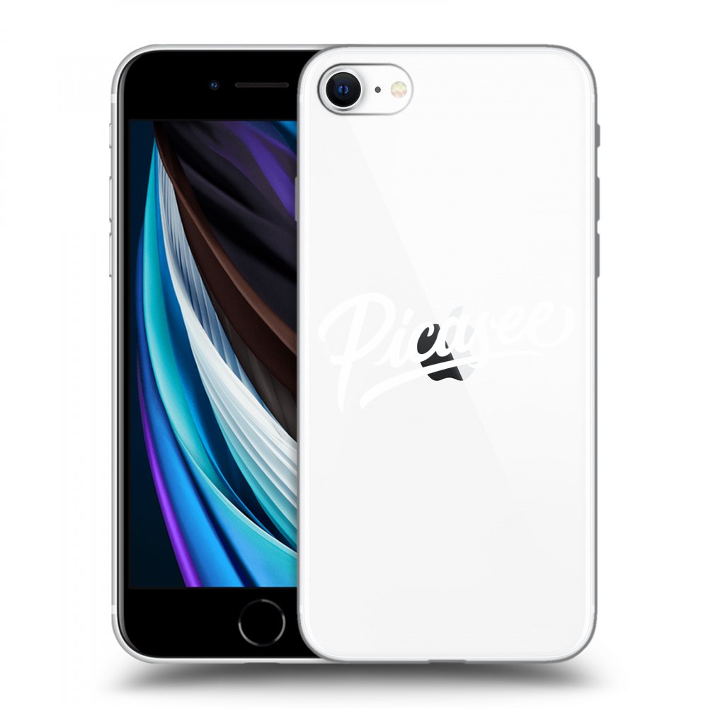Picasee átlátszó szilikon tok az alábbi mobiltelefonokra Apple iPhone SE 2020 - Picasee - White