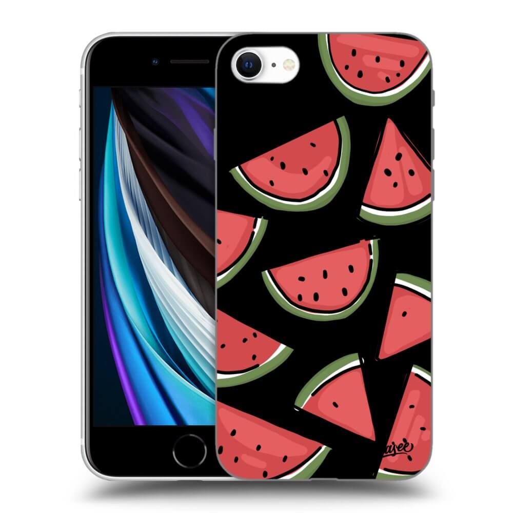 Picasee fekete szilikon tok az alábbi mobiltelefonokra Apple iPhone SE 2020 - Melone