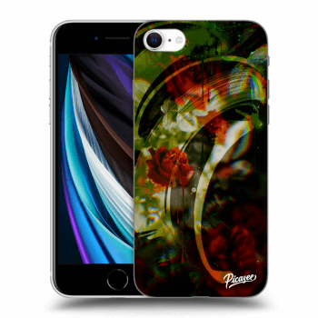 Picasee átlátszó szilikon tok az alábbi mobiltelefonokra Apple iPhone SE 2020 - Roses color