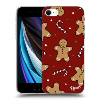 Picasee fekete szilikon tok az alábbi mobiltelefonokra Apple iPhone SE 2020 - Gingerbread 2